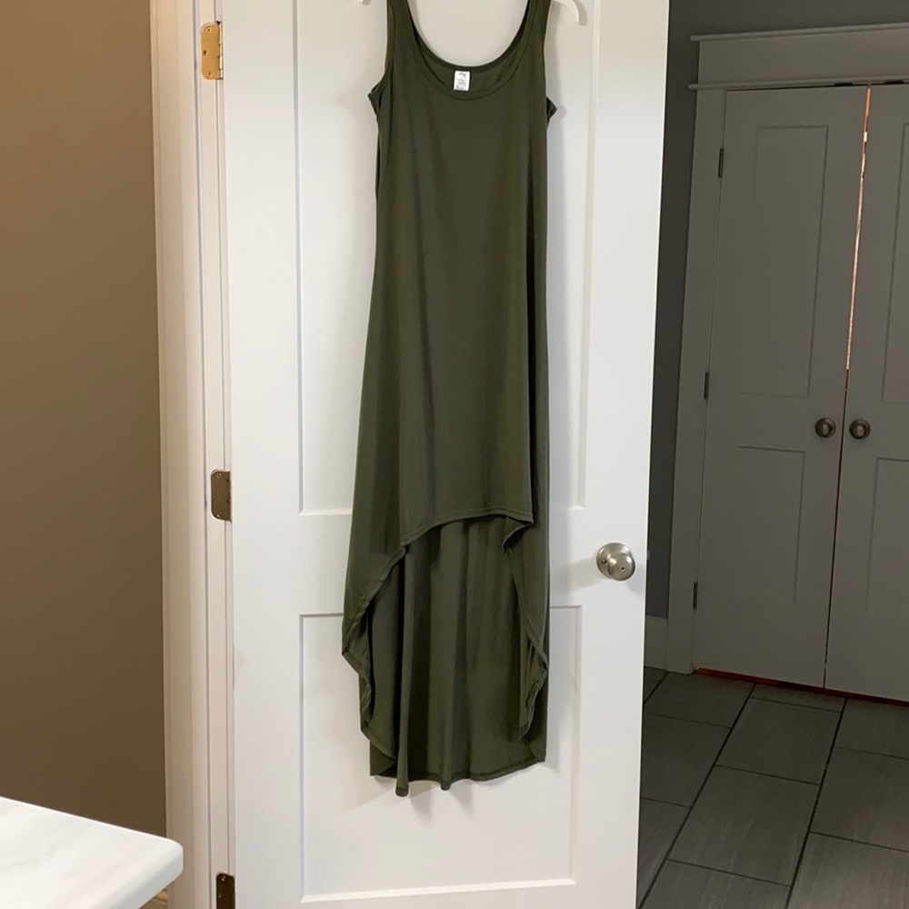 High-low maxi dress